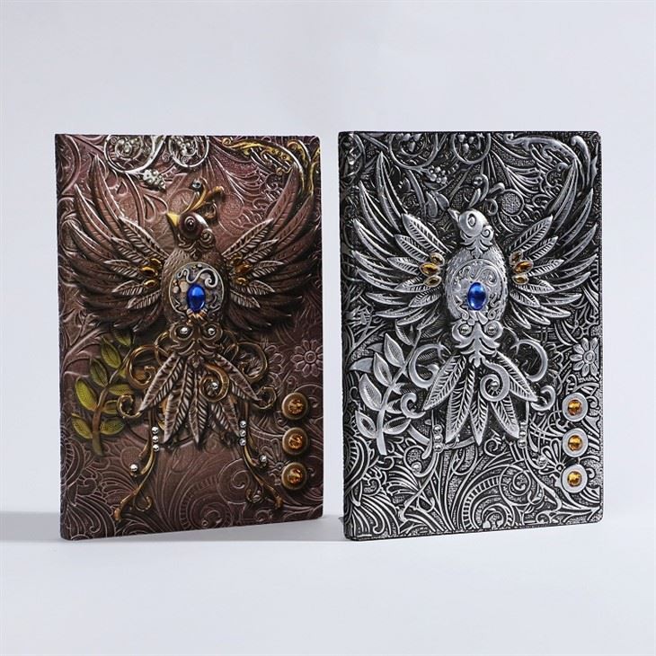 Caderno de couro 3D